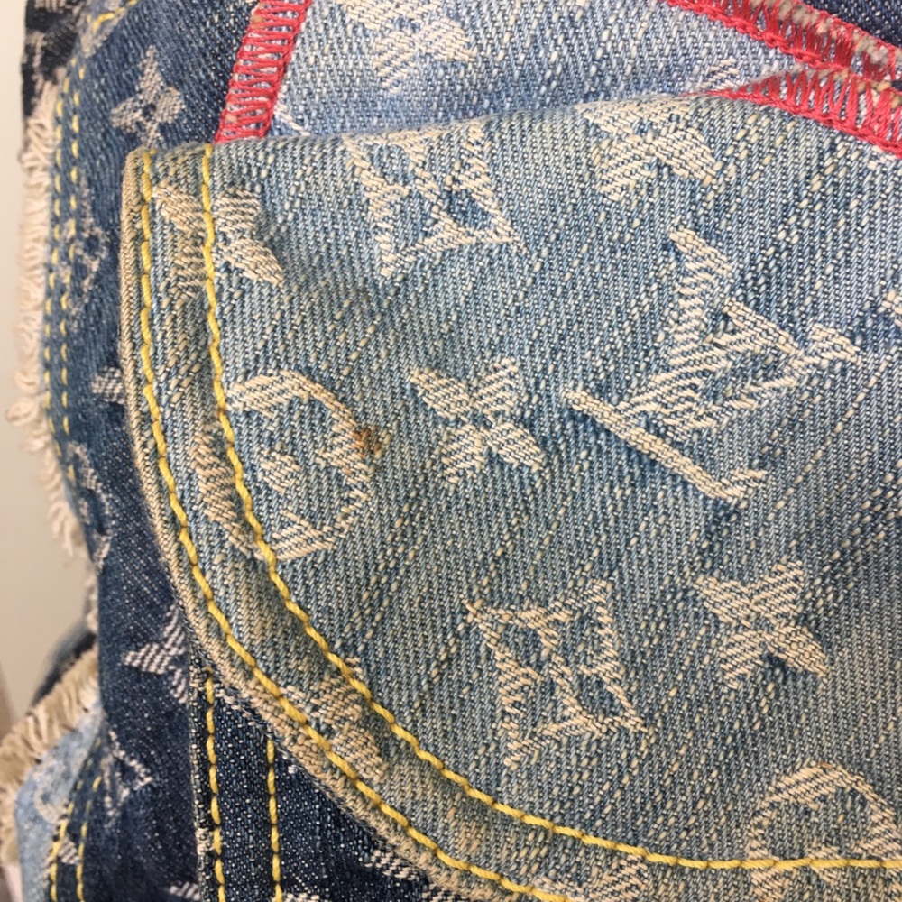 Louis Vuitton Limited Edition  Denim Bowly bag - Picture 6 of 8